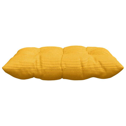 Cuscini per Seduta 4 pcs Giallo Chiaro 40 x 40 x 6 cm