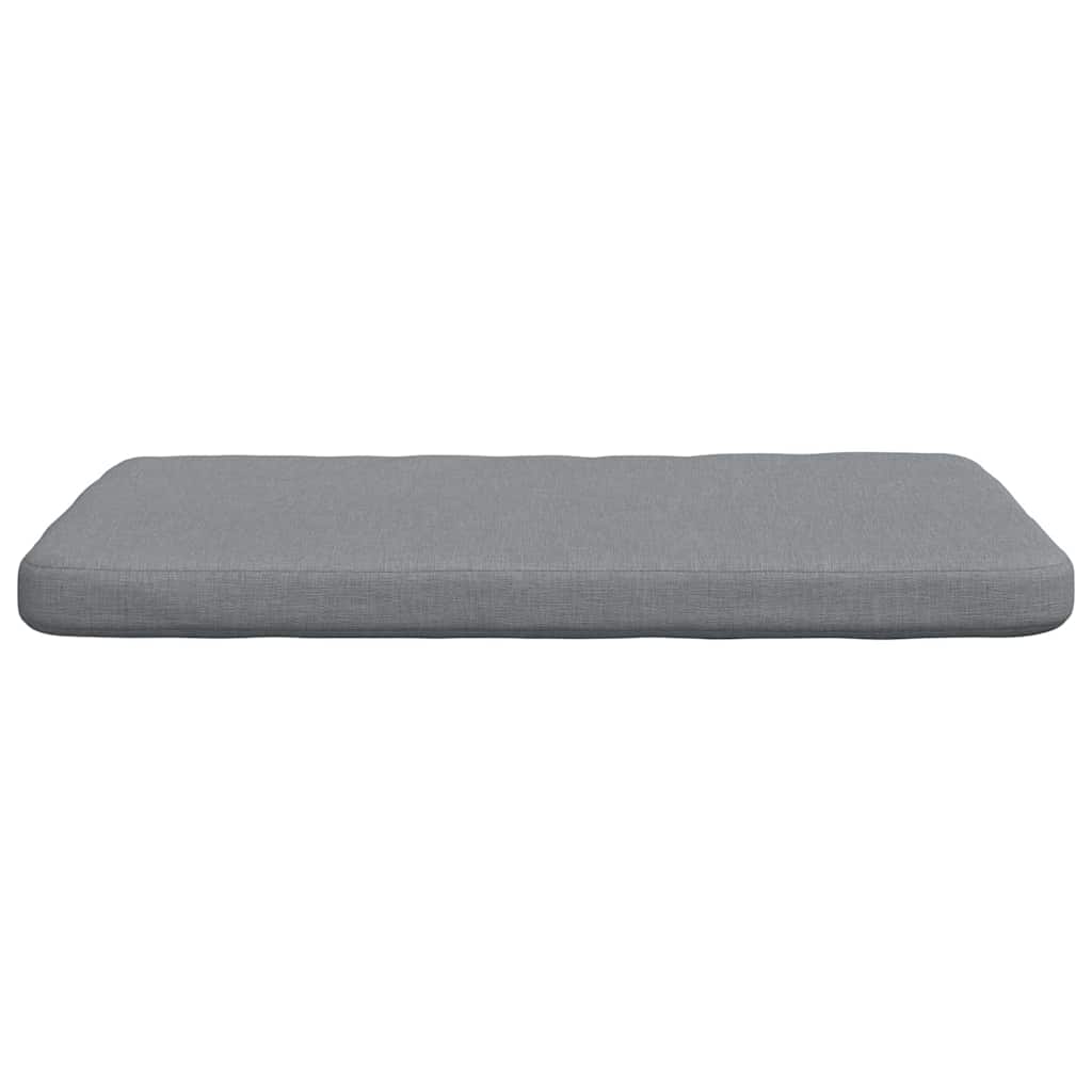 Cuscini per Seduta 4 pcs Grigio chiaro 40 x 40 x 3 cm Tessuto | homemem39