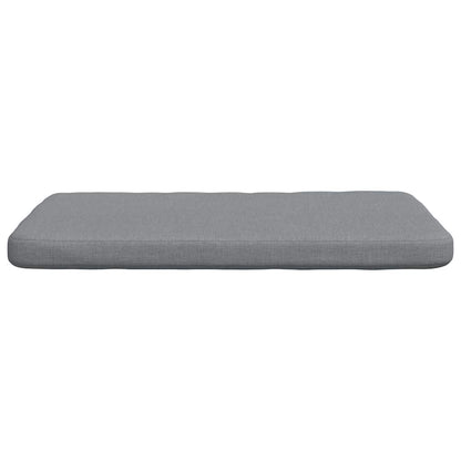 Cuscini per Seduta 4 pcs Grigio chiaro 40 x 40 x 3 cm Tessuto | homemem39
