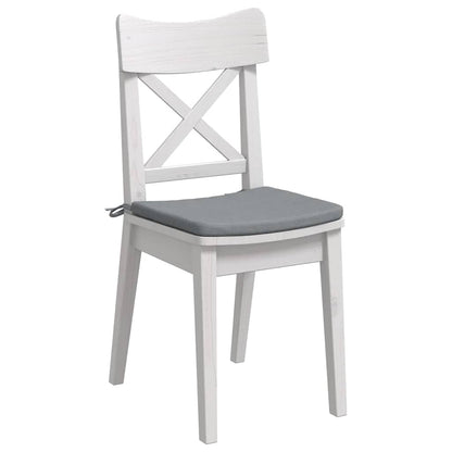 Cuscini per Seduta 4 pcs Grigio chiaro 40 x 40 x 3 cm Tessuto | homemem39