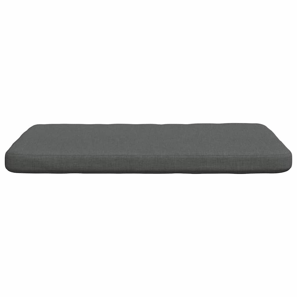 Cuscini per Seduta 4 pcs Grigio scuro 40 x 40 x 3 cm Tessuto
