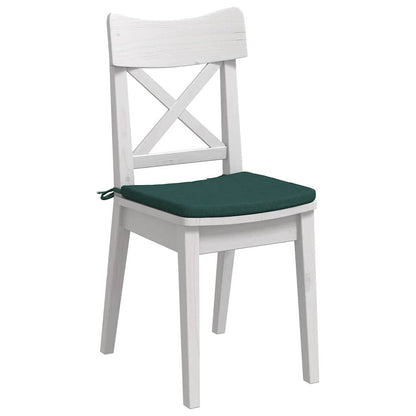 Cuscini per Seduta 4 pcs Verde Scuro 40 x 40 x 3 cm Tessuto | homemem39