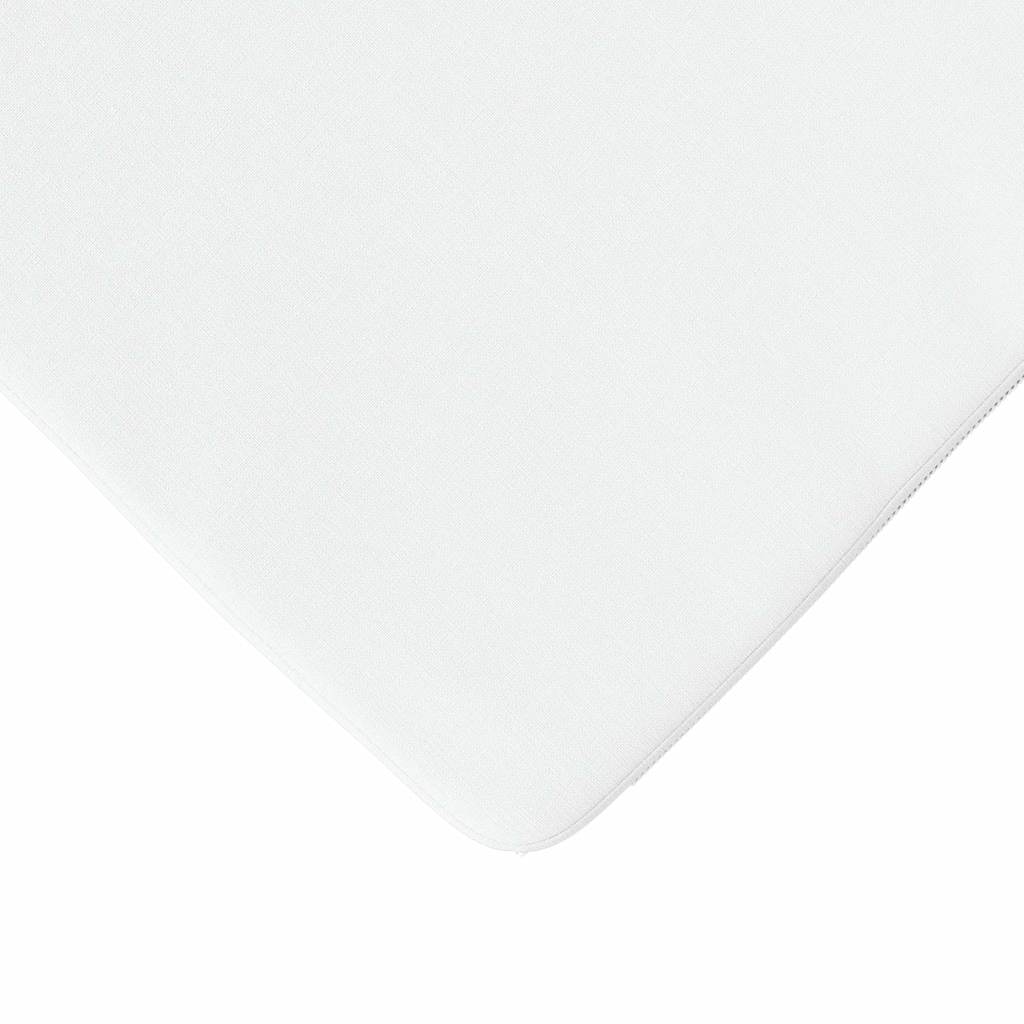Cuscini per Seduta 4 pcs Bianco 40 x 40 x 3 cm Tessuto | homemem39