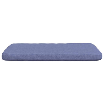Cuscini per Seduta 4 pcs Blu jeans 40 x 40 x 3 cm Tessuto