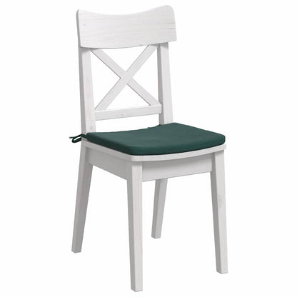 Cuscini per Seduta 4 pcs Verde Scuro 40 x 40 x 3 cm Velluto | homemem39