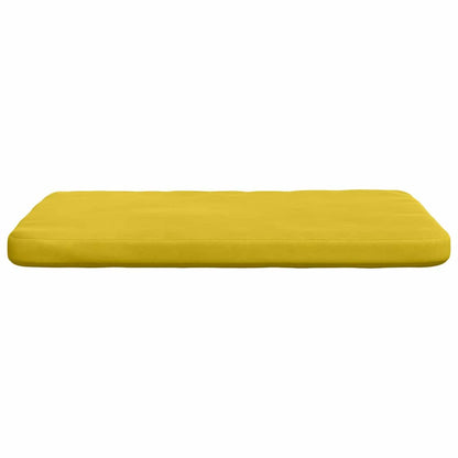 Cuscini per Seduta 4 pcs Giallo 40 x 40 x 3 cm Velluto | homemem39