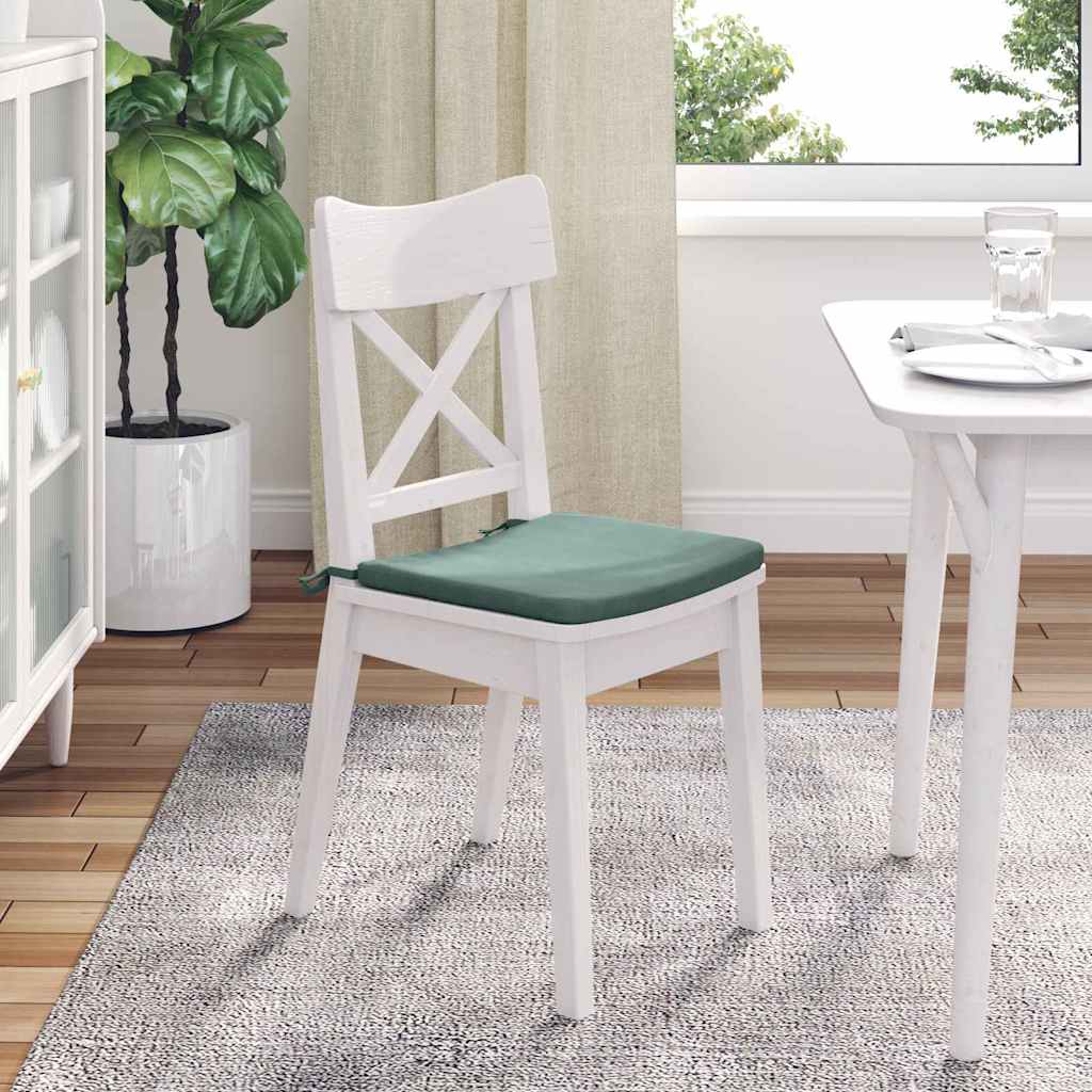 Cuscini per Seduta 4 pcs Verde Mare 40 x 40 x 3 cm Velluto | homemem39