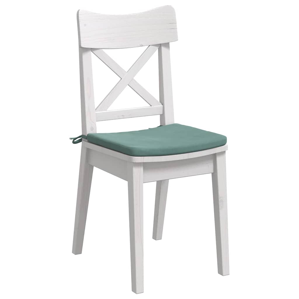 Cuscini per Seduta 4 pcs Verde Mare 40 x 40 x 3 cm Velluto