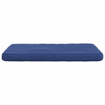 Cuscini per Seduta 4 pcs Blu Polizia 40 x 40 x 3 cm Velluto | homemem39