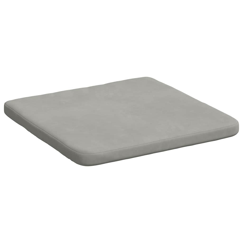 Cuscini per Seduta 4 pcs Grigio chiaro 40 x 40 x 3 cm | homemem39