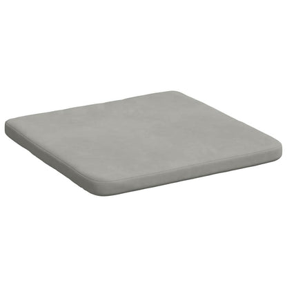 Cuscini per Seduta 4 pcs Grigio chiaro 40 x 40 x 3 cm | homemem39