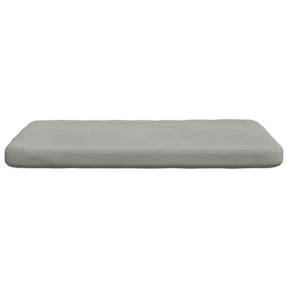 Cuscini per Seduta 4 pcs Grigio chiaro 40 x 40 x 3 cm | homemem39