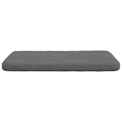Cuscini per Seduta 4 pcs Grigio scuro 40 x 40 x 3 cm | homemem39