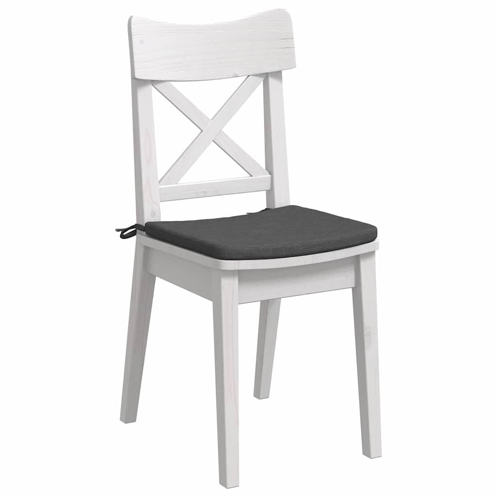 Cuscini per Seduta 4 pcs Grigio scuro 40 x 40 x 3 cm | homemem39