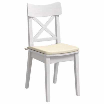 Cuscini per Seduta 4 pcs Crema 40 x 40 x 3 cm Tessuto in Cords | homemem39