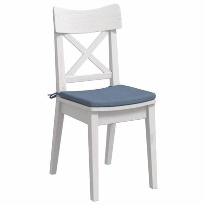Cuscini per Seduta 4 pcs Blu 40 x 40 x 3 cm Tessuto in Cords | homemem39