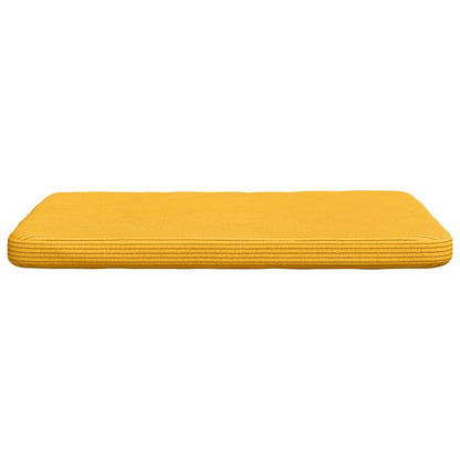 Cuscini per Seduta 4 pcs Giallo Chiaro 40 x 40 x 3 cm