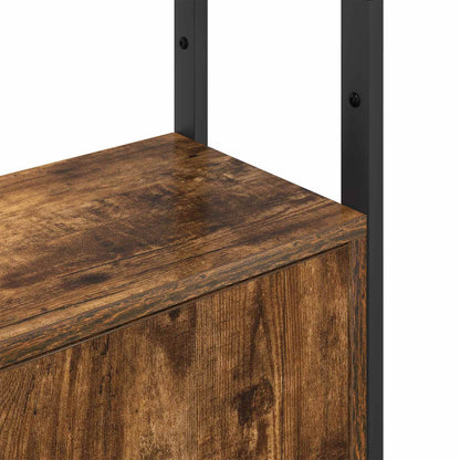 Armadio per Libri Rovere fumé 40 x 24 x 161 cm | homemem39