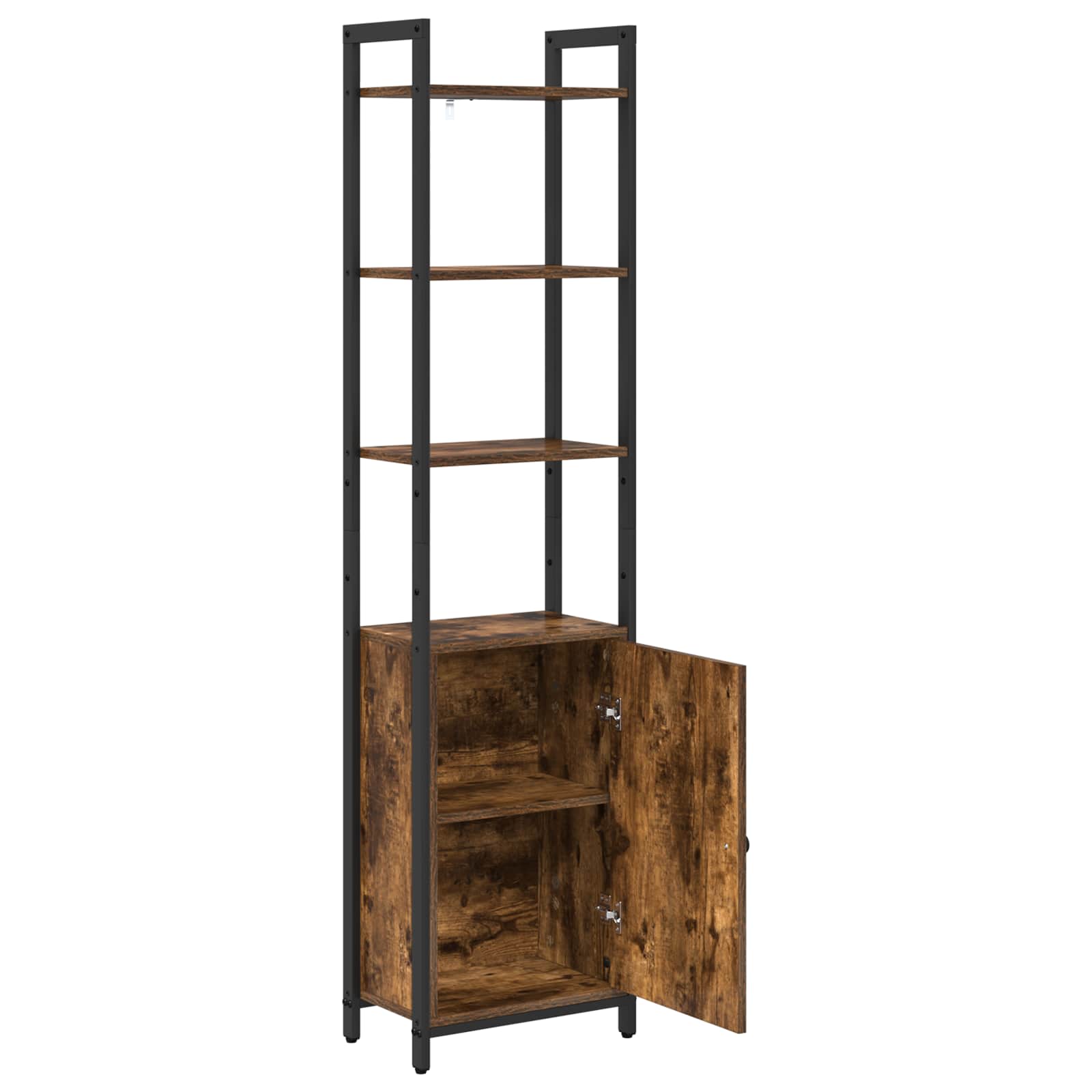 Armadio per Libri Rovere fumé 40 x 24 x 161 cm | homemem39
