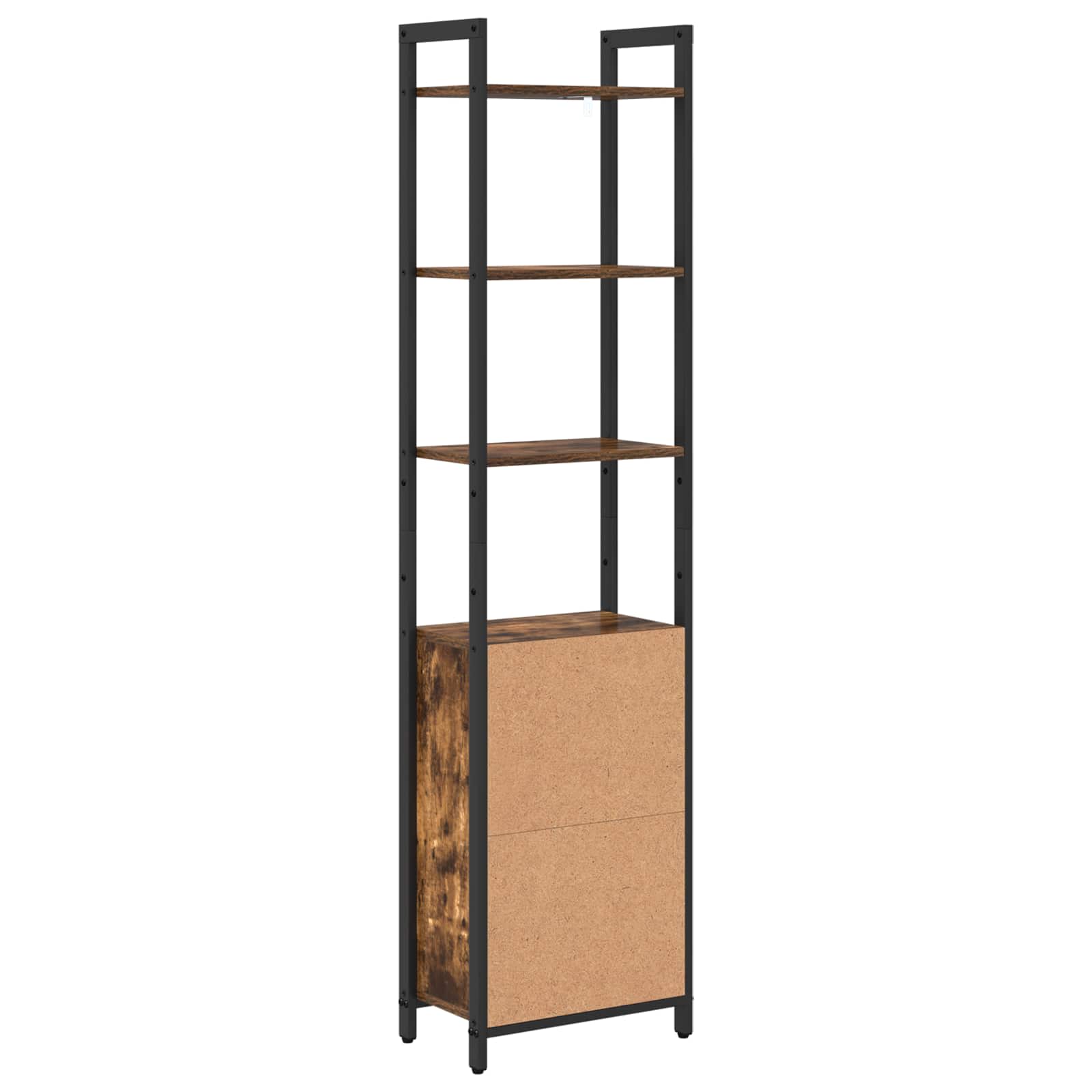 Armadio per Libri Rovere fumé 40 x 24 x 161 cm | homemem39