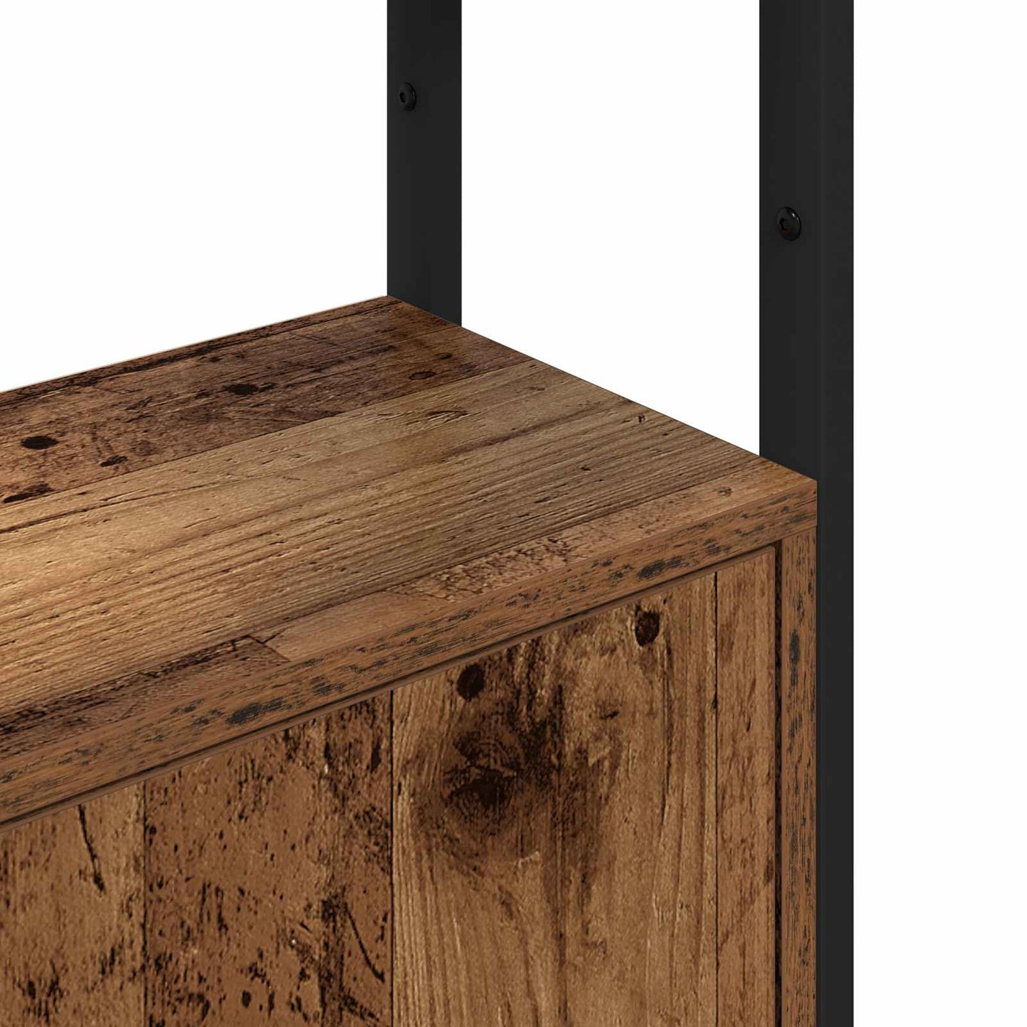 Armadio per Libri Legno vecchio 40 x 24 x 161 cm | homemem39