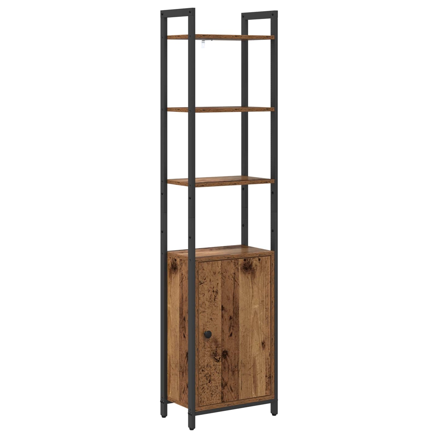 Armadio per Libri Legno vecchio 40 x 24 x 161 cm | homemem39
