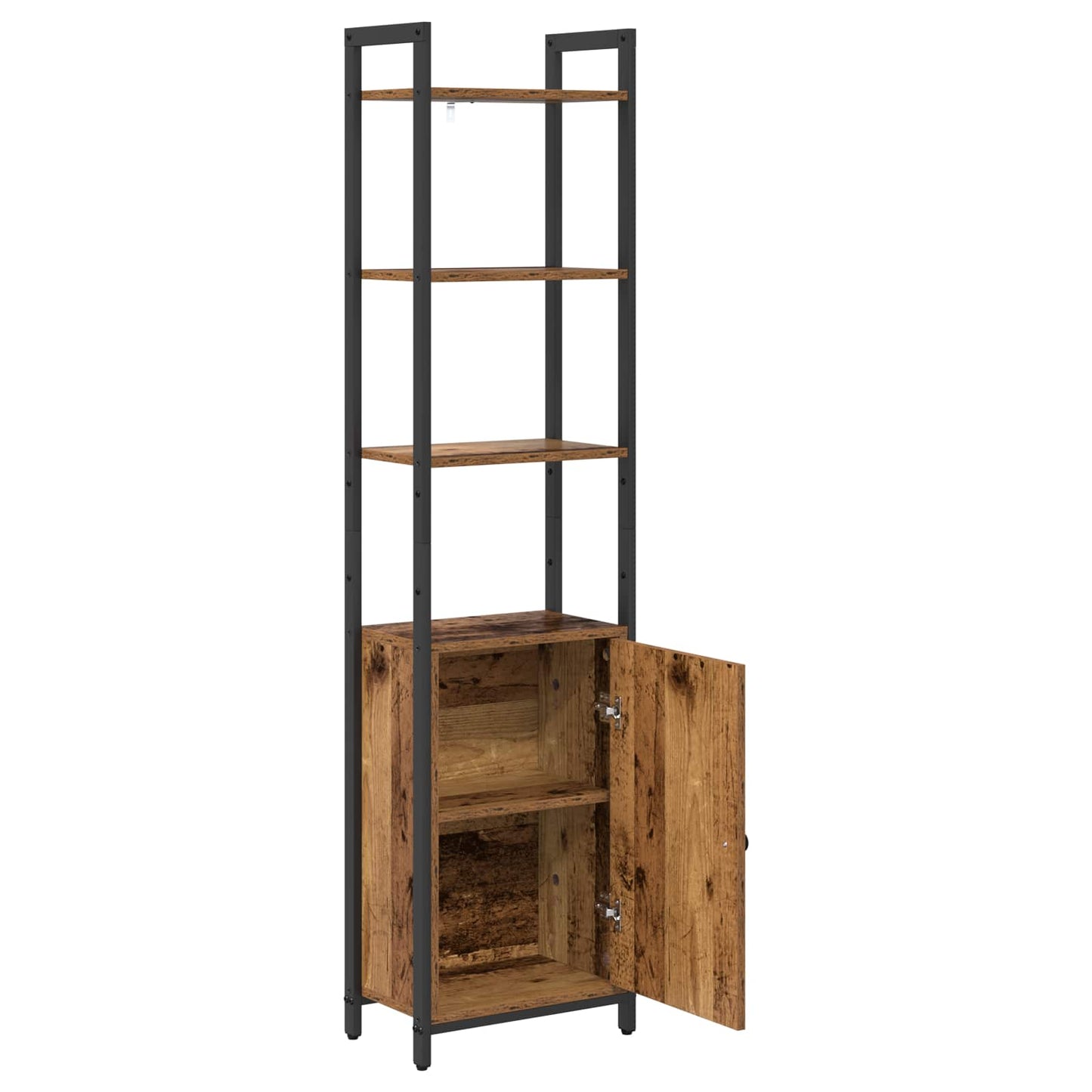 Armadio per Libri Legno vecchio 40 x 24 x 161 cm | homemem39