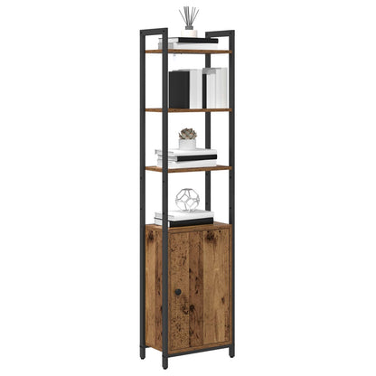Armadio per Libri Legno vecchio 40 x 24 x 161 cm | homemem39