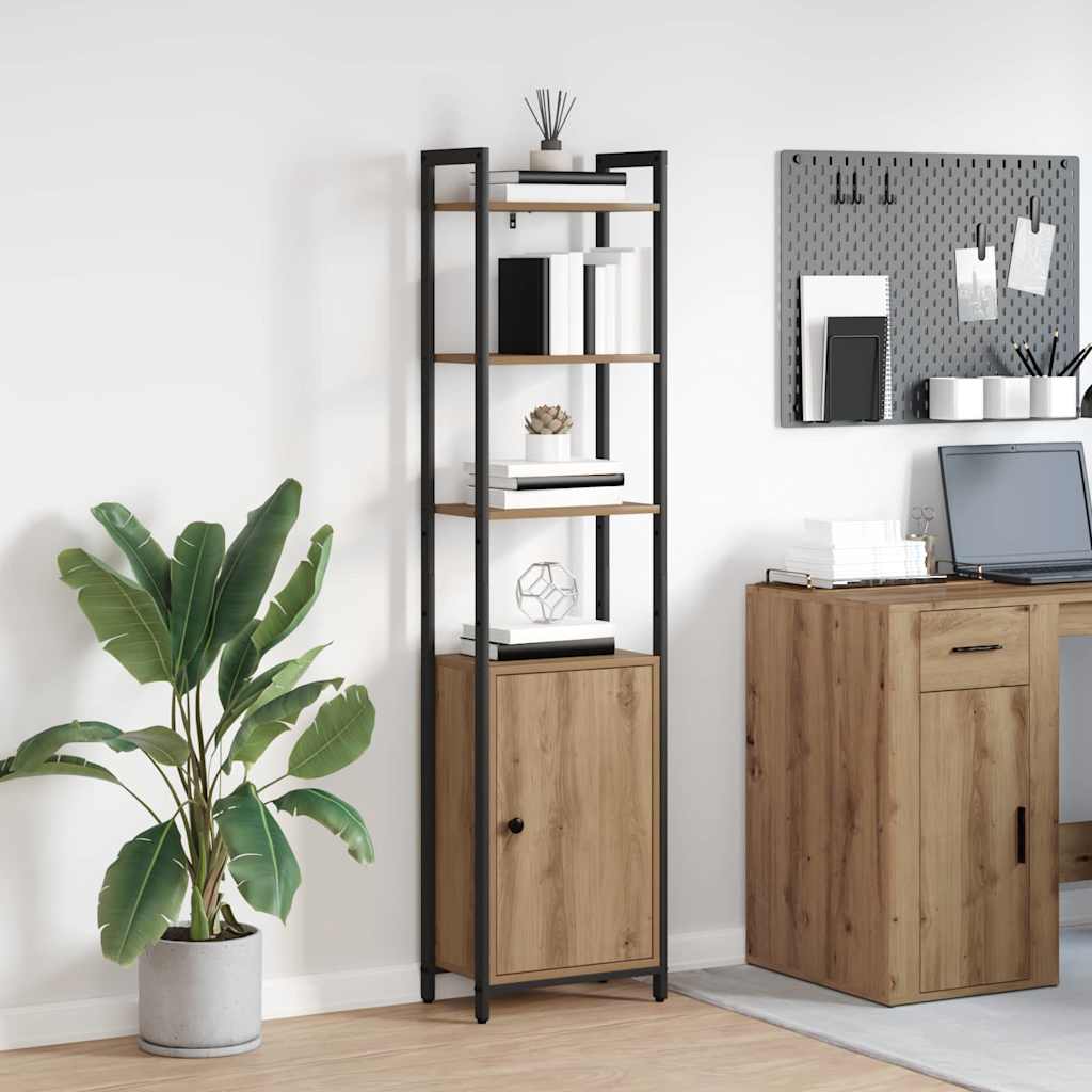 Armadio per Libri Rovere artigianale 40 x 24 x 161 cm