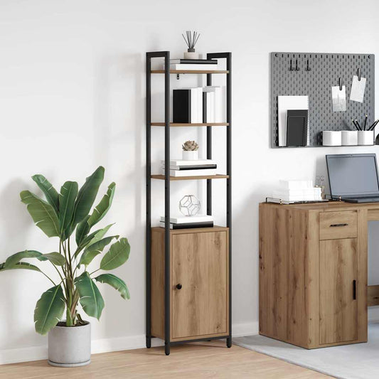 Armadio per Libri Rovere artigianale 40 x 24 x 161 cm | homemem39