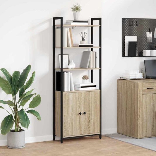 Armadio per Libri Rovere Sonoma 60 x 24 x 161 cm | homemem39