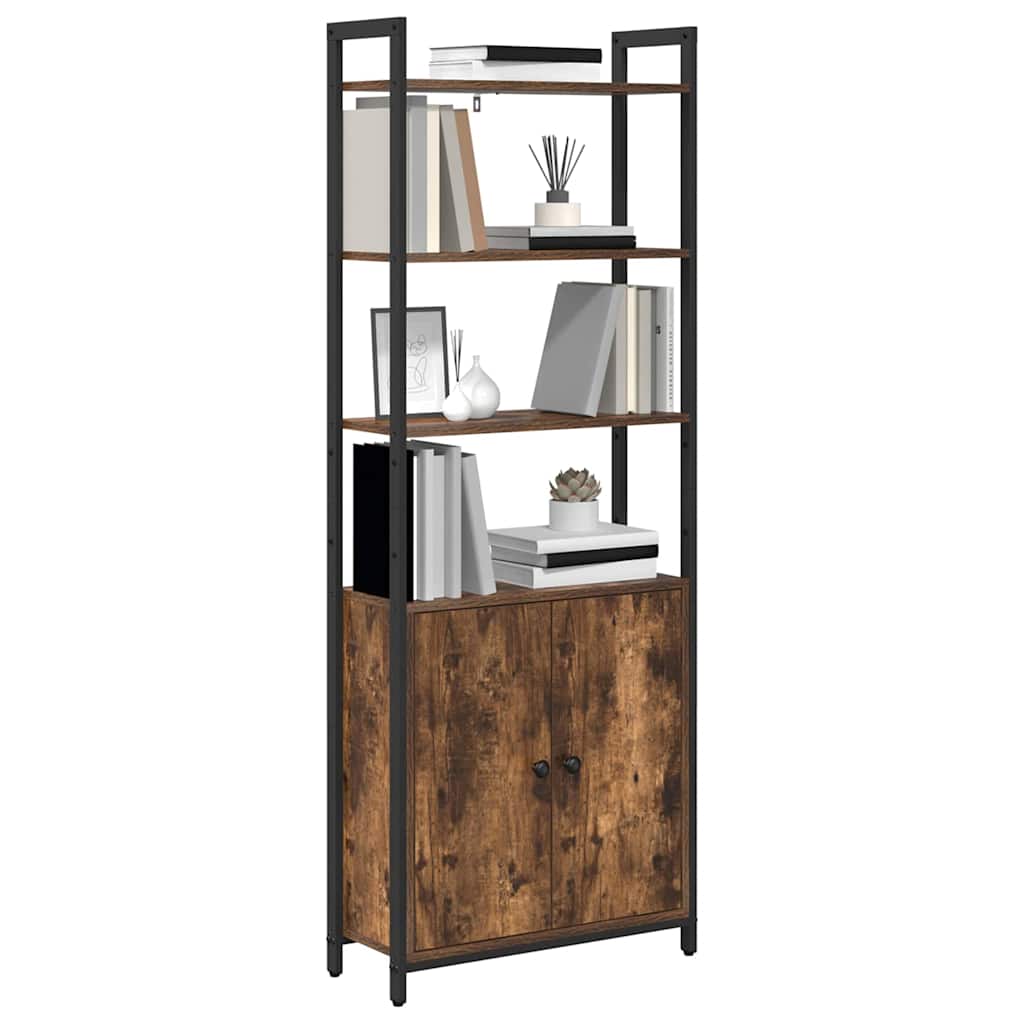 Armadio per Libri Rovere fumé 60 x 24 x 161 cm