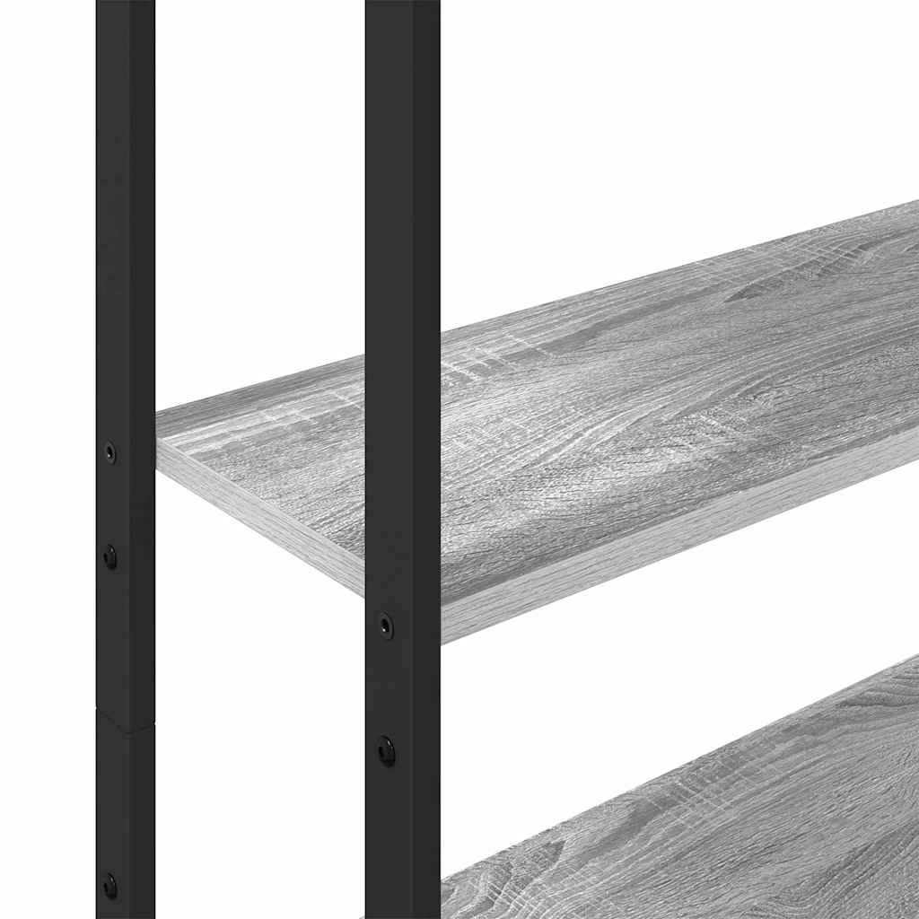 Armadio per Libri Grigio Sonoma 60 x 24 x 161 cm