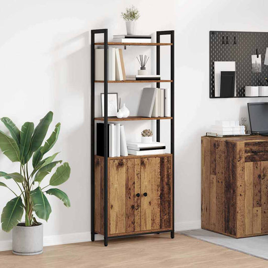 Armadio per Libri Legno vecchio 60 x 24 x 161 cm | homemem39