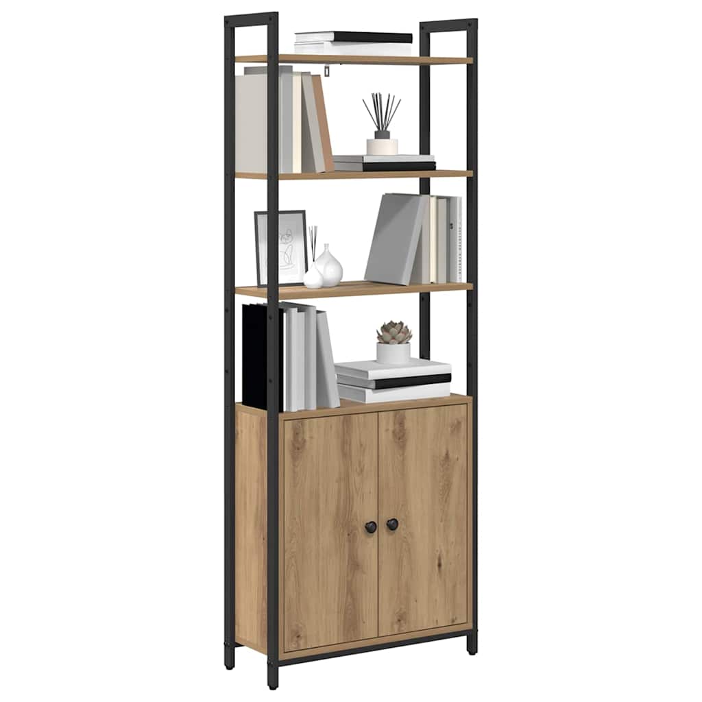 Armadio per Libri Rovere artigianale 60 x 24 x 161 cm