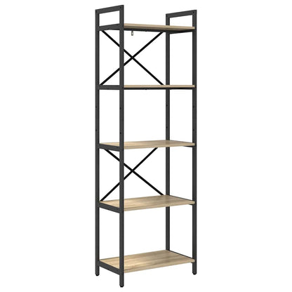 Libreria Rovere Sonoma 56 x 34 x 171 cm Legno multistrato
