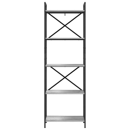 Libreria Grigio Sonoma 56 x 34 x 171 cm Legno multistrato