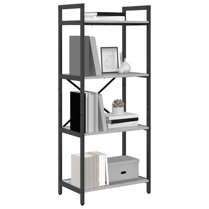 Libreria Grigio Sonoma 56 x 34 x 133,5 cm Legno multistrato