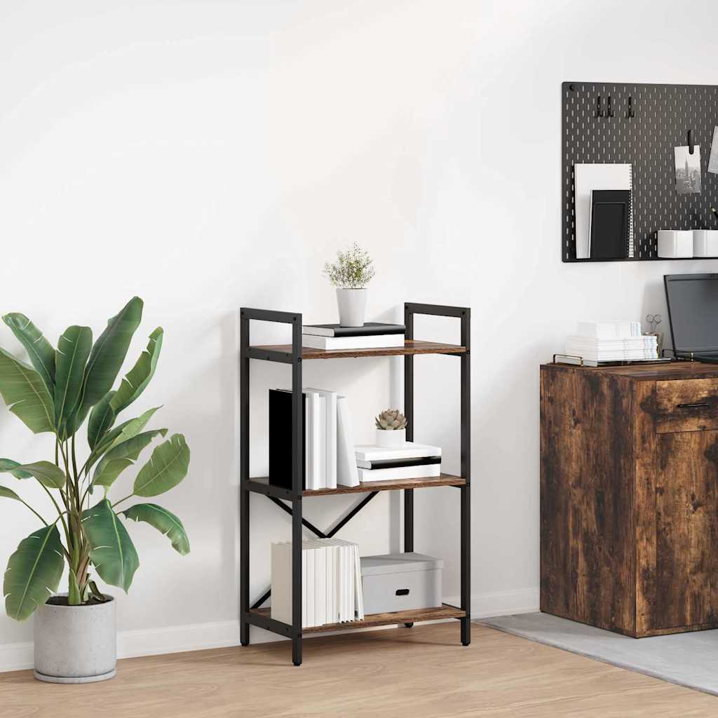 Libreria Rovere fumé 56 x 34 x 96 cm Legno multistrato