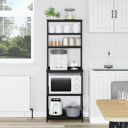 Mensola da cucina Rovere Nero 60 x 40 x 168 cm