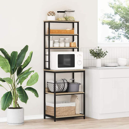 Mensola da cucina Rovere Sonoma 60 x 40 x 168 cm