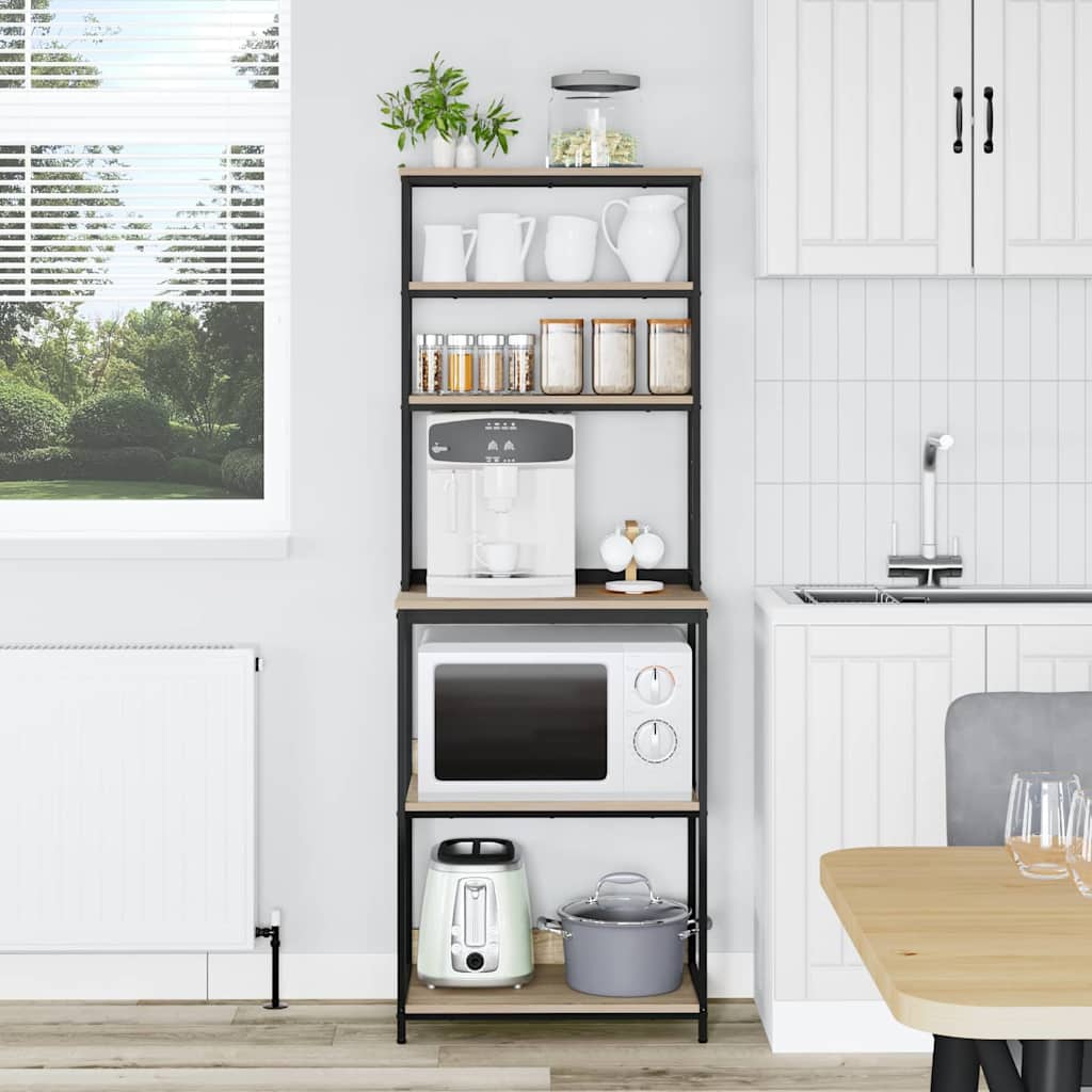 Mensola da cucina Rovere Sonoma 60 x 40 x 168 cm