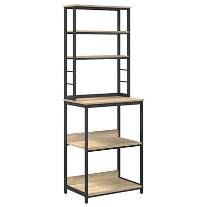 Mensola da cucina Rovere Sonoma 60 x 40 x 168 cm