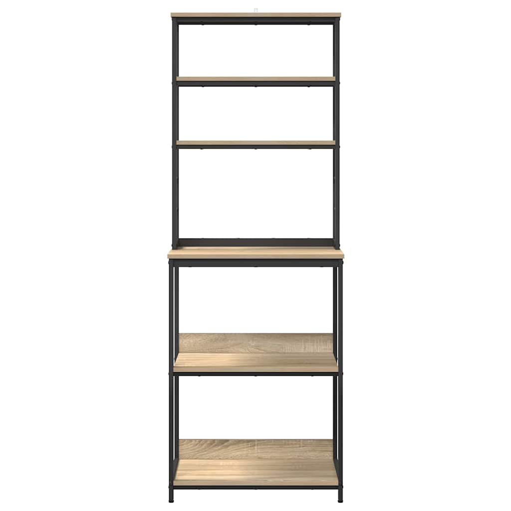 Mensola da cucina Rovere Sonoma 60 x 40 x 168 cm