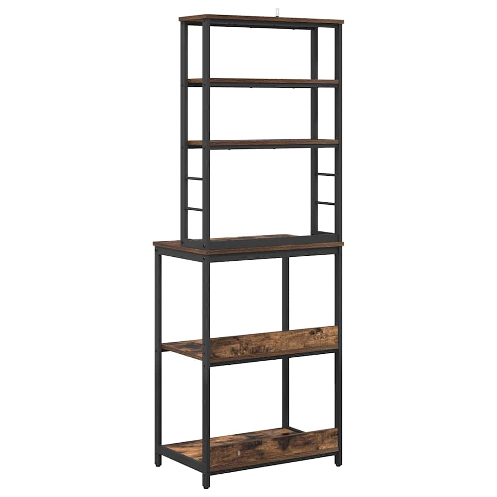 Mensola da cucina Rovere fumé 60 x 40 x 168 cm