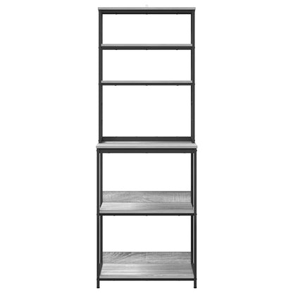 Mensola da cucina Grigio Sonoma 60 x 40 x 168 cm