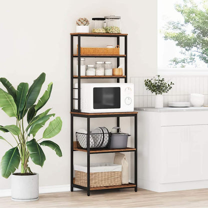 Mensola da cucina Legno vecchio 60 x 40 x 168 cm