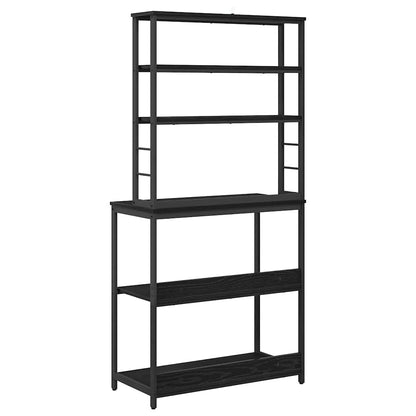 Mensola da cucina Rovere Nero 80 x 40 x 168 cm