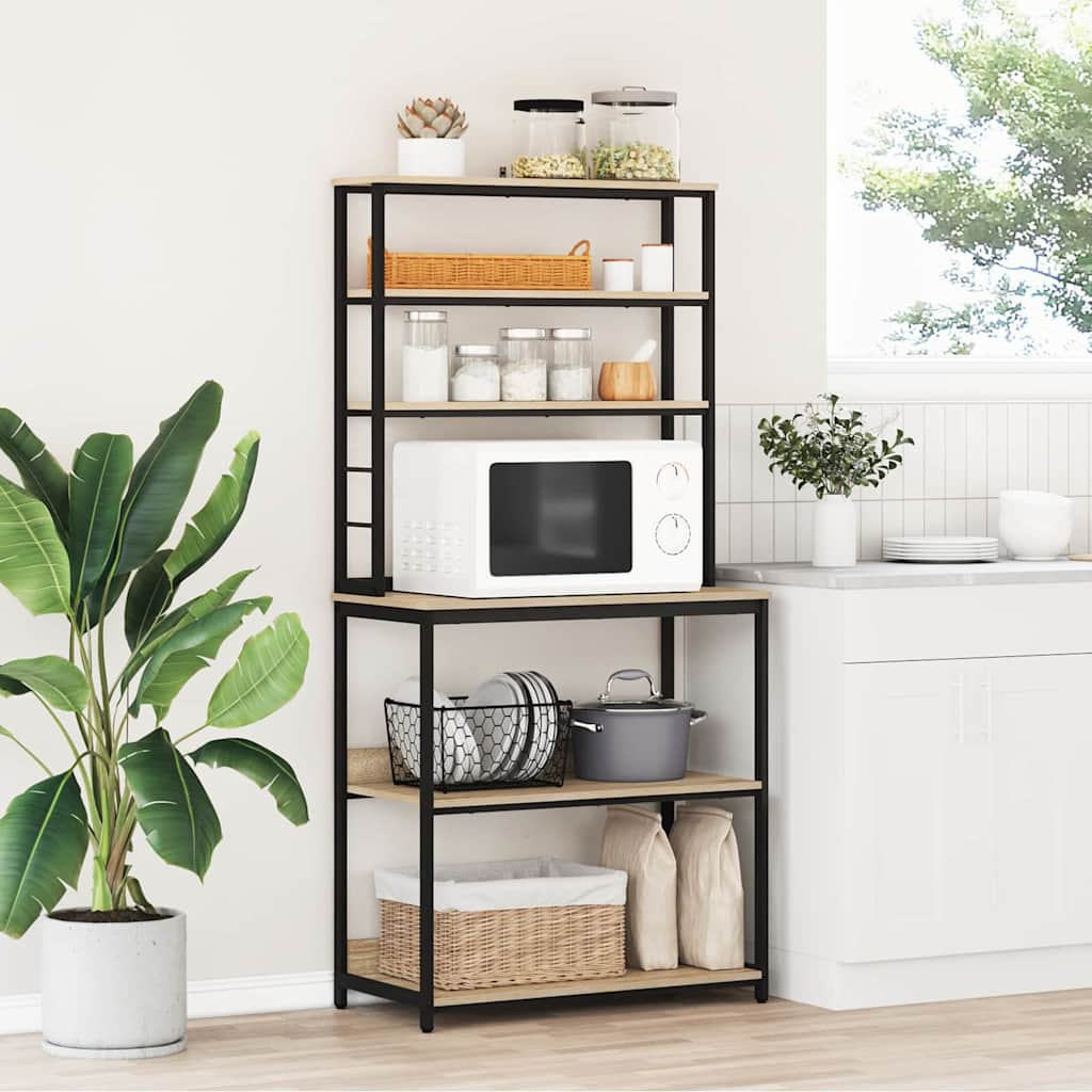 Mensola da cucina Rovere Sonoma 80 x 40 x 168 cm