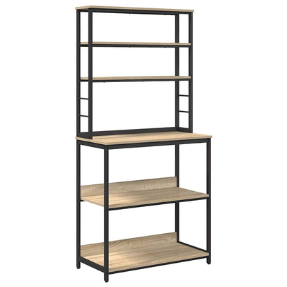 Mensola da cucina Rovere Sonoma 80 x 40 x 168 cm